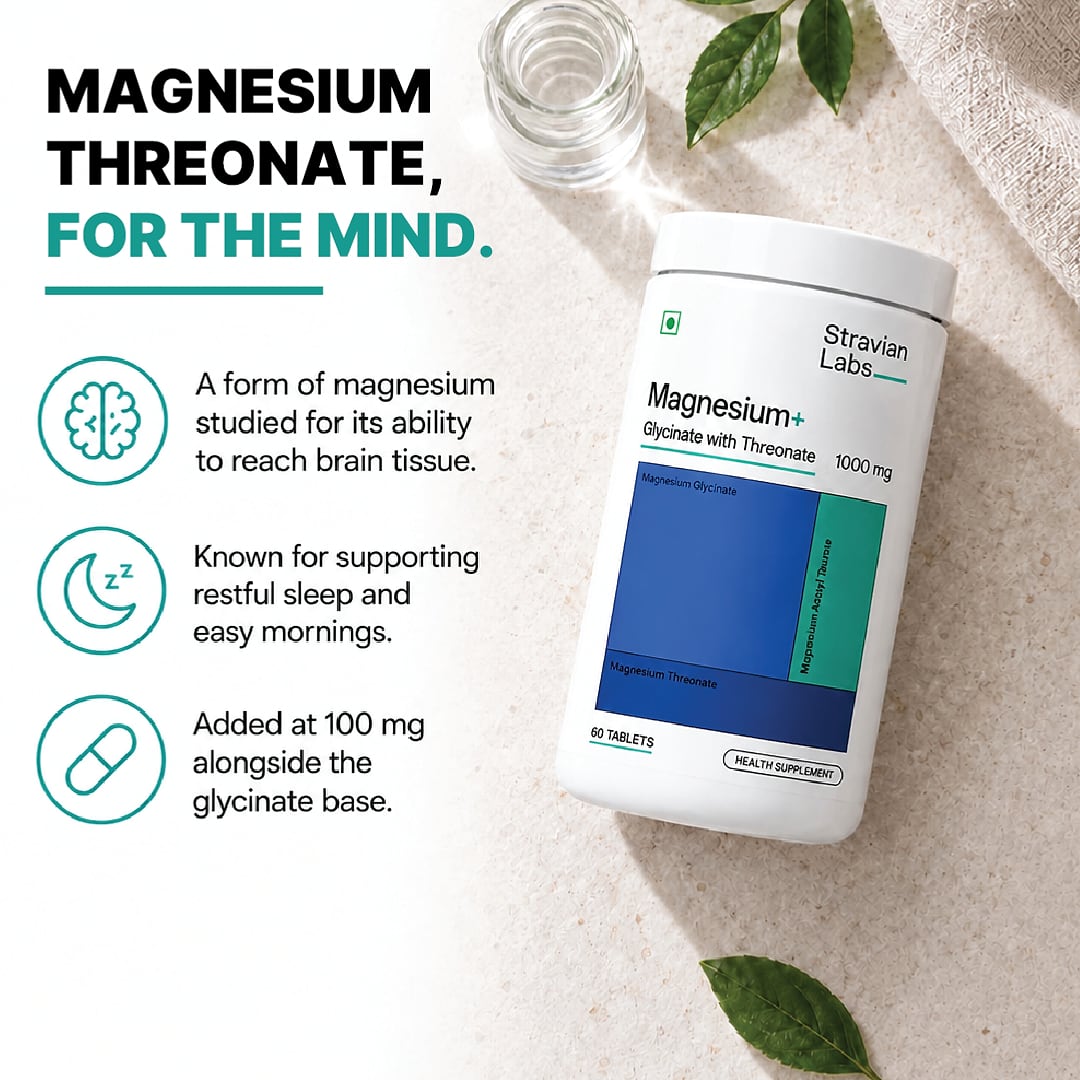 Magnesium+ — Glycinate with Threonate & Acetyl Taurate, 1000mg — image 4 of 9