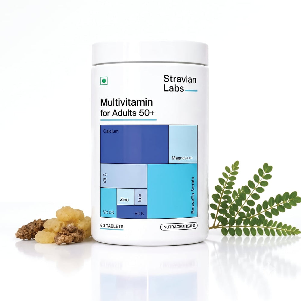Multivitamin for Adults 50+ — with Boswellia & Lutein, 60 Tablets