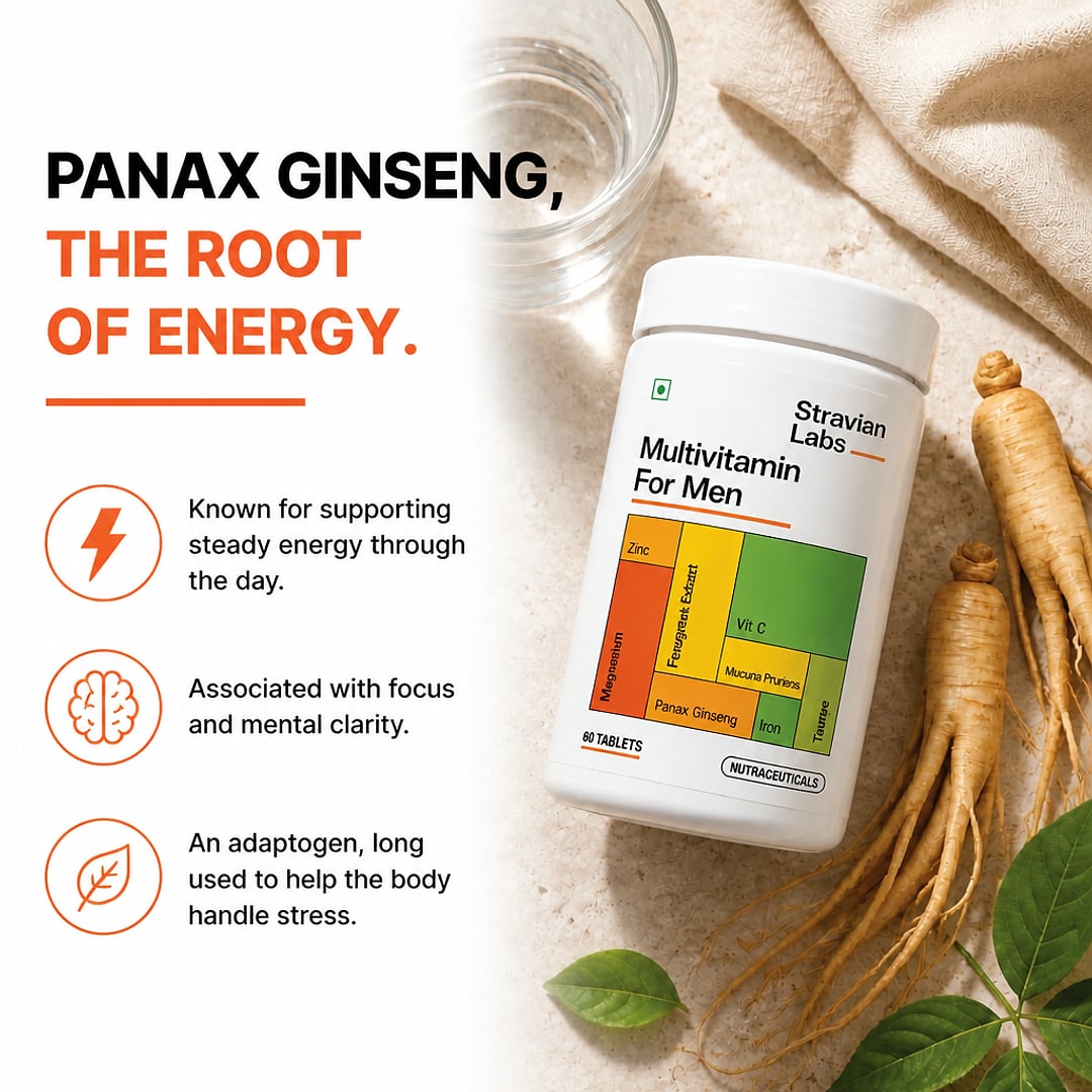 Multivitamin for Men — with Ginseng, Taurine & Fenugreek, 60 Tablets — image 4 of 9