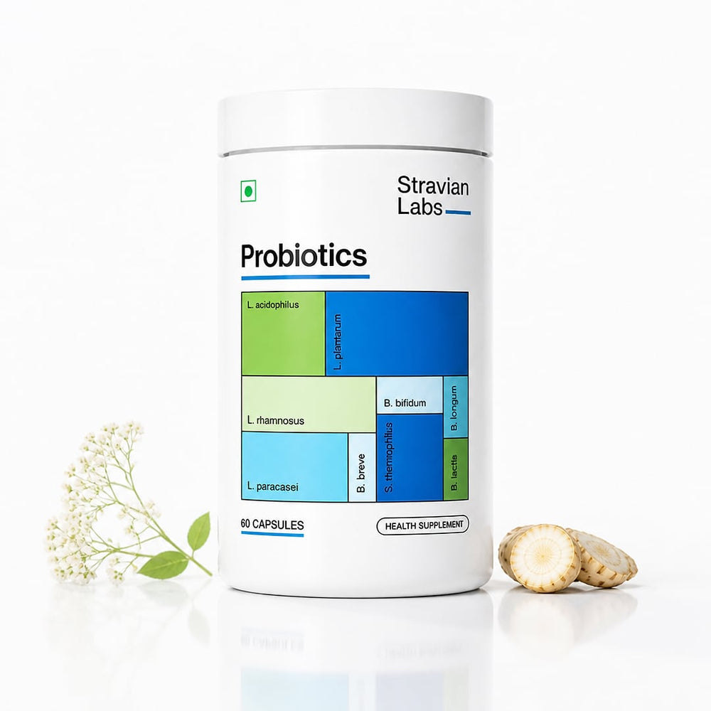 Probiotics 50 Billion CFU — 20 Strains with Prebiotic, 60 Capsules
